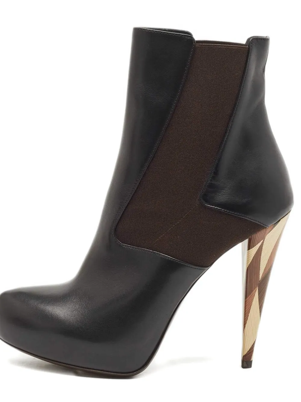 Fendi Pre-Owned Laarzen met plateauzool - Zwart