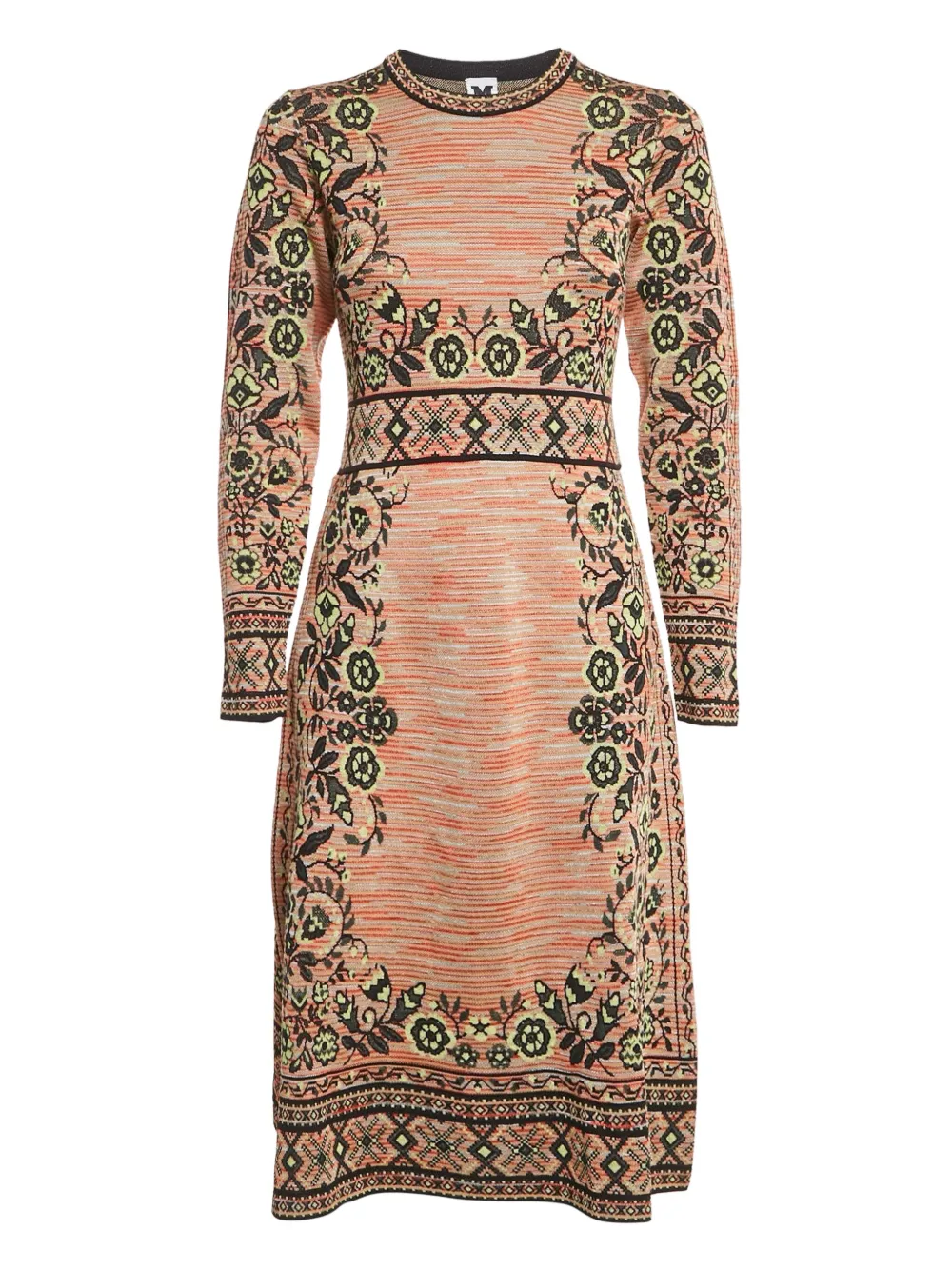 Missoni Pre-Owned floral knit dress | Orange | Image 1