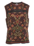 Missoni Pre-Owned floral-pattern knitted top - Brown