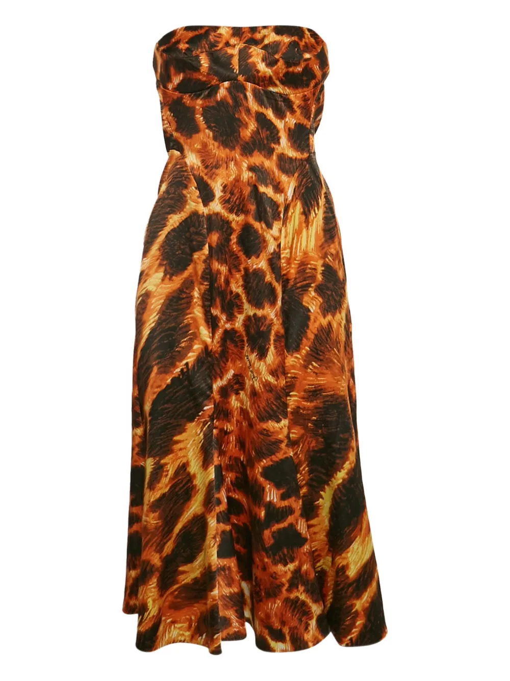 Just Cavalli Vintage サテン ドレス - オレンジ Just Cavalli Vintage サテン ドレス - オレンジ