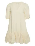 Maje seersucker dress - Neutrals