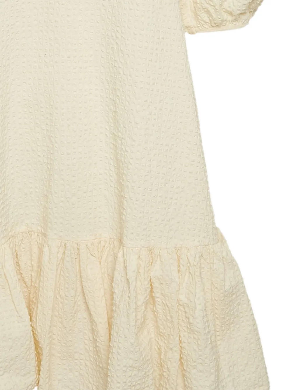 Maje Seersucker jurk - Beige