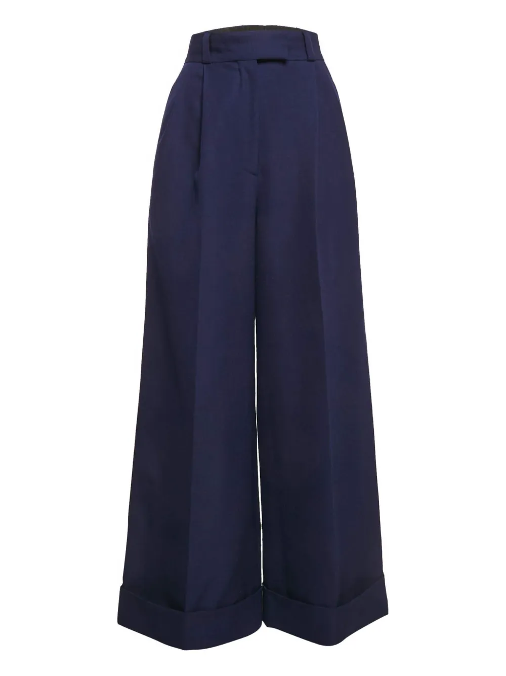 Miu Miu Pre-Owned pleated wide-leg trousers | Blue | Image 1