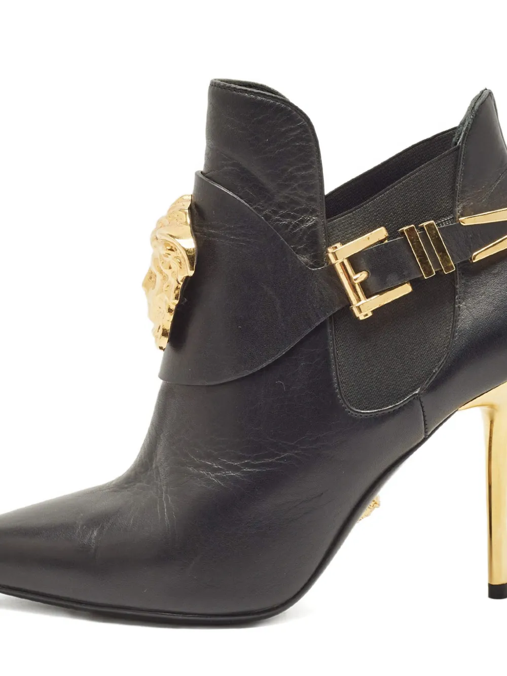 Versace Pre-Owned 100 mm Palazzo sandalen met hak - Zwart