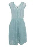 Missoni Pre-Owned 2024 patterned-jacquard dress - Blue