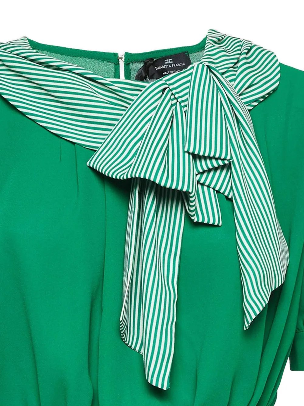 Elisabetta Franchi bow-detail crepe top | Image 2