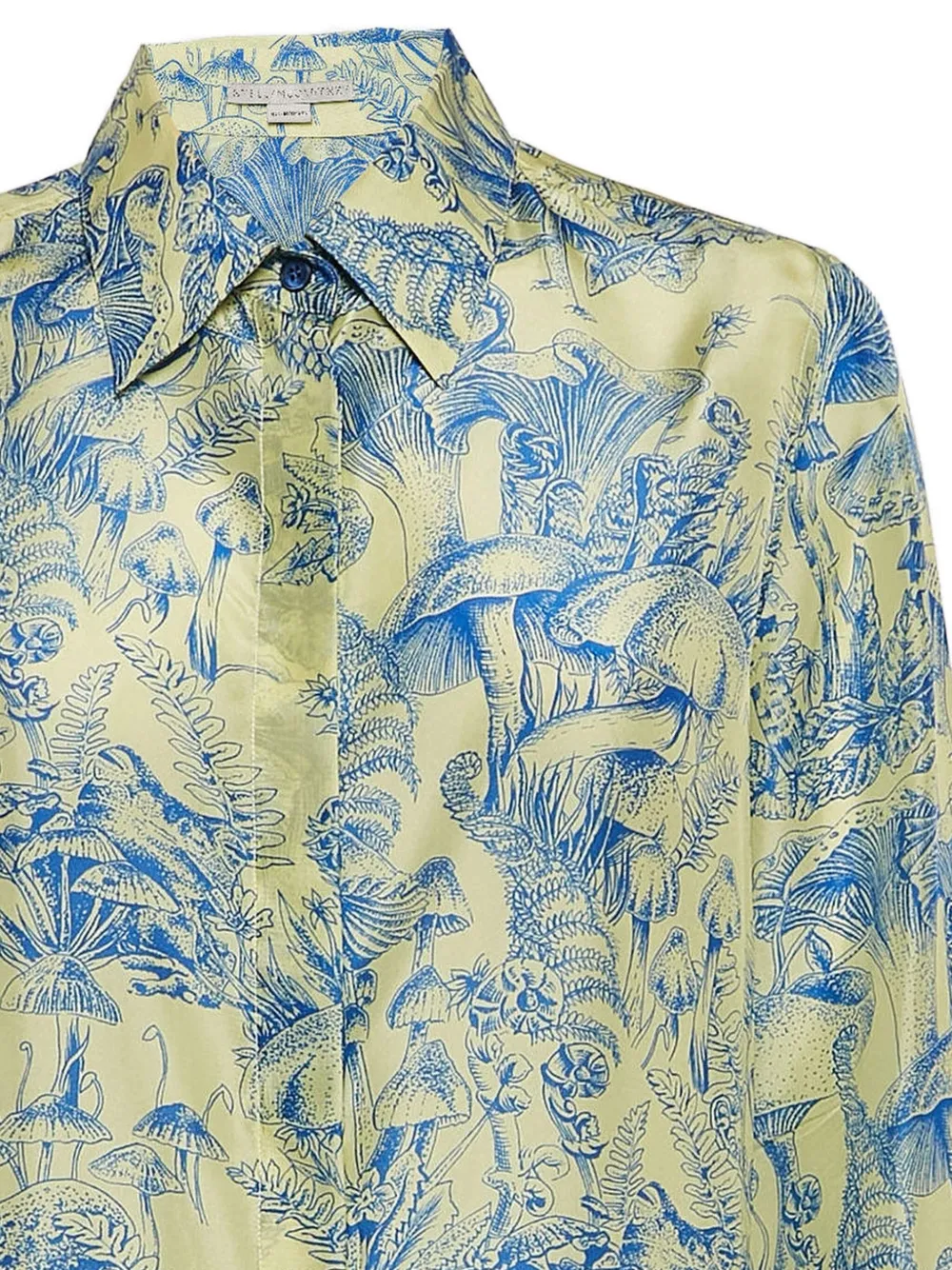 Stella McCartney Pre-Owned 2024 Mushroom Print Silk Top | Image 2