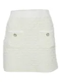Maje tweed pocket skirt - White