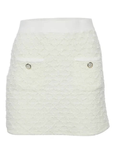 Maje falda de tweed con bolsillo
