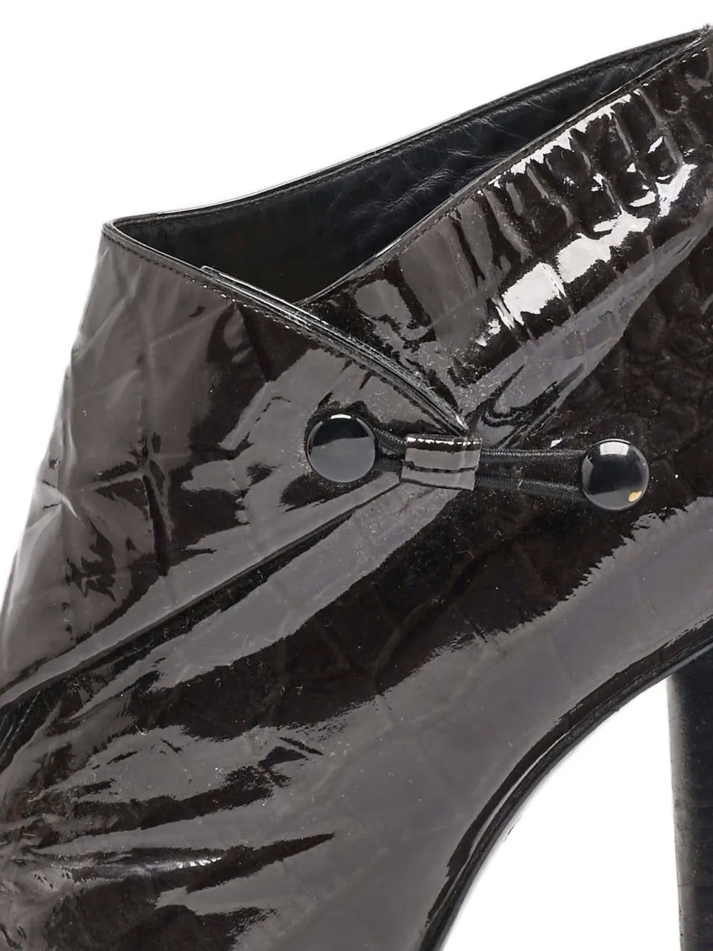 Louis Vuitton Pre-Owned 115 mm Cornelia enkellaarzen - Zwart