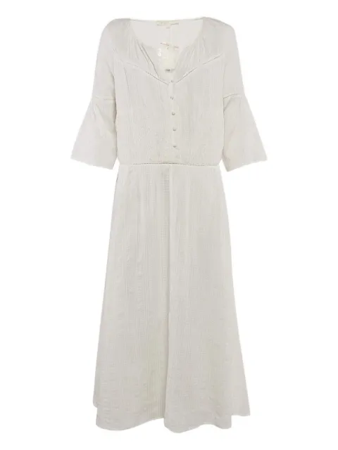 Maje vestido de tejido seersucker de archivo