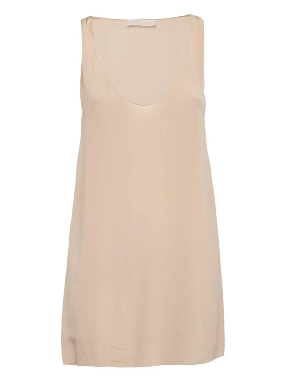 Chloé Pre-Owned silk scoop-neck tank top | Pink | Image 1