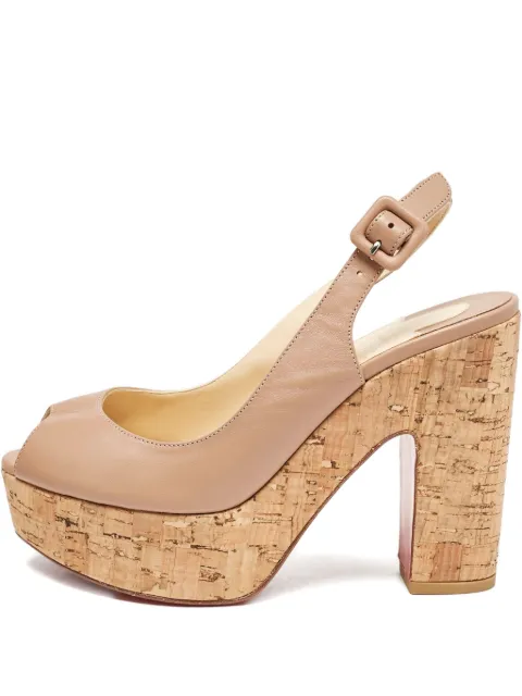 Christian Louboutin Pre-Owned sandalias con plataforma de 120mm
