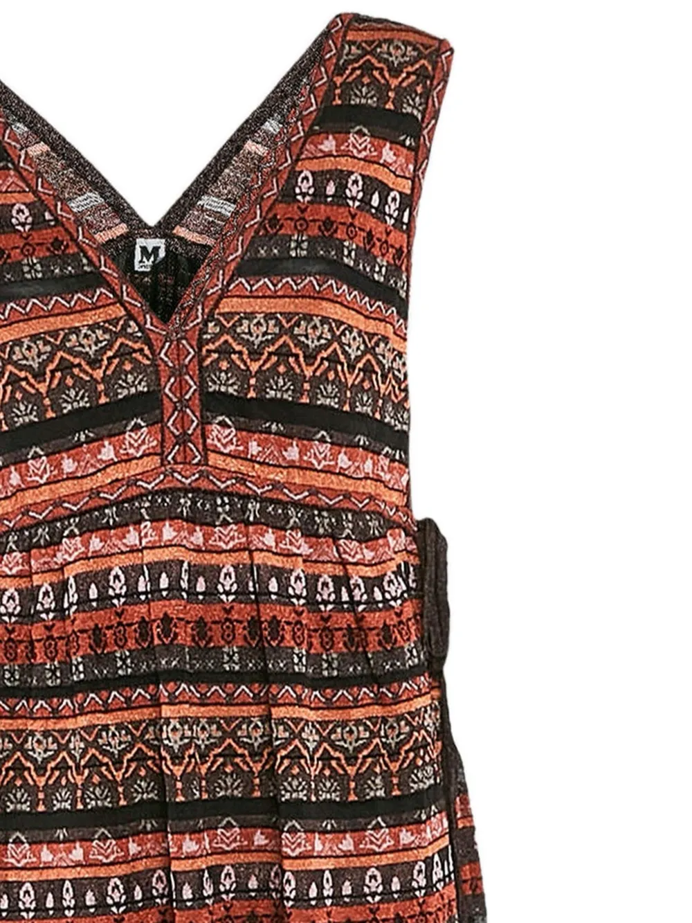 Missoni Pre-Owned 2024 jurk met jacquard-patroon - Bruin