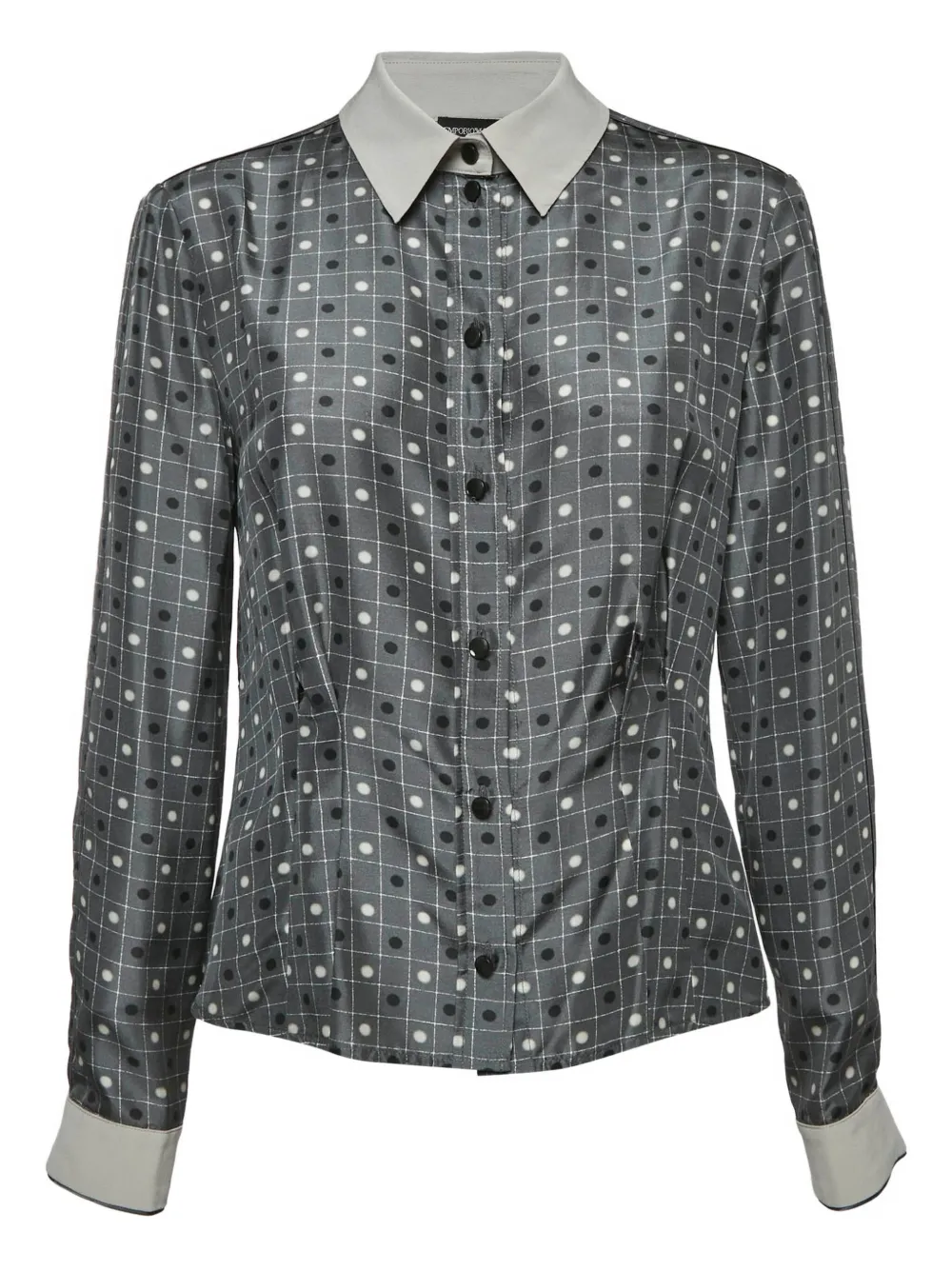 Emporio Armani Pre-Owned silk shirt | Grey | Image 1