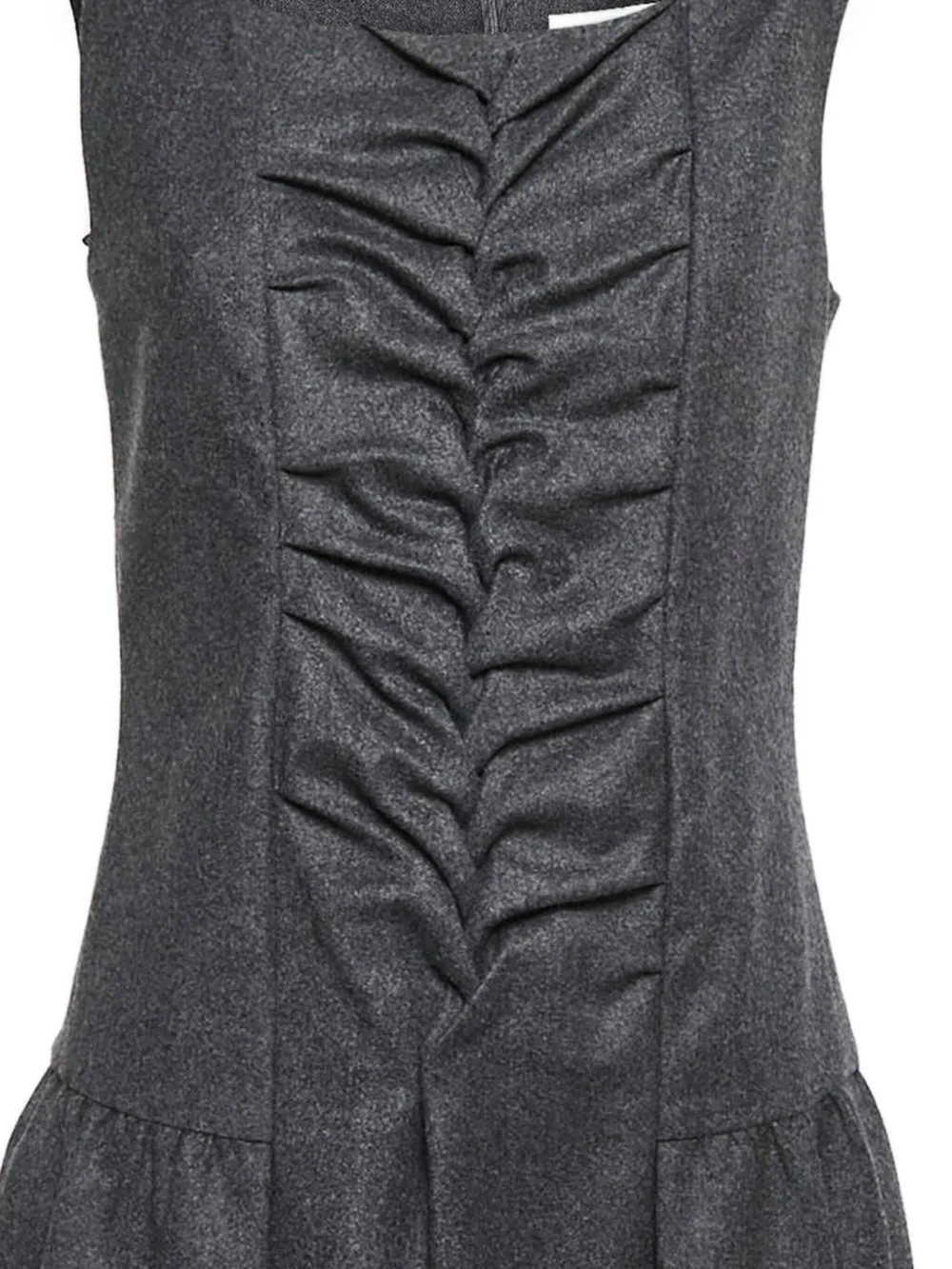 Saint Laurent Pre-Owned Wollen mini-jurk - Grijs