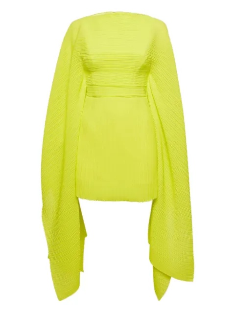 Solace London pleated cape dress