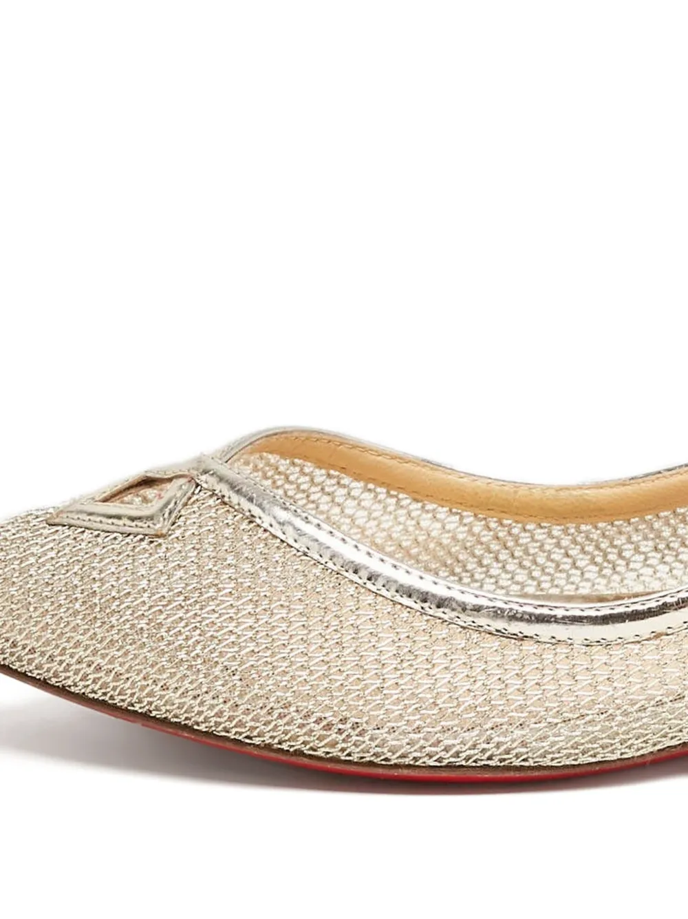 Christian Louboutin Pre-Owned 1144878 Gold - Beige