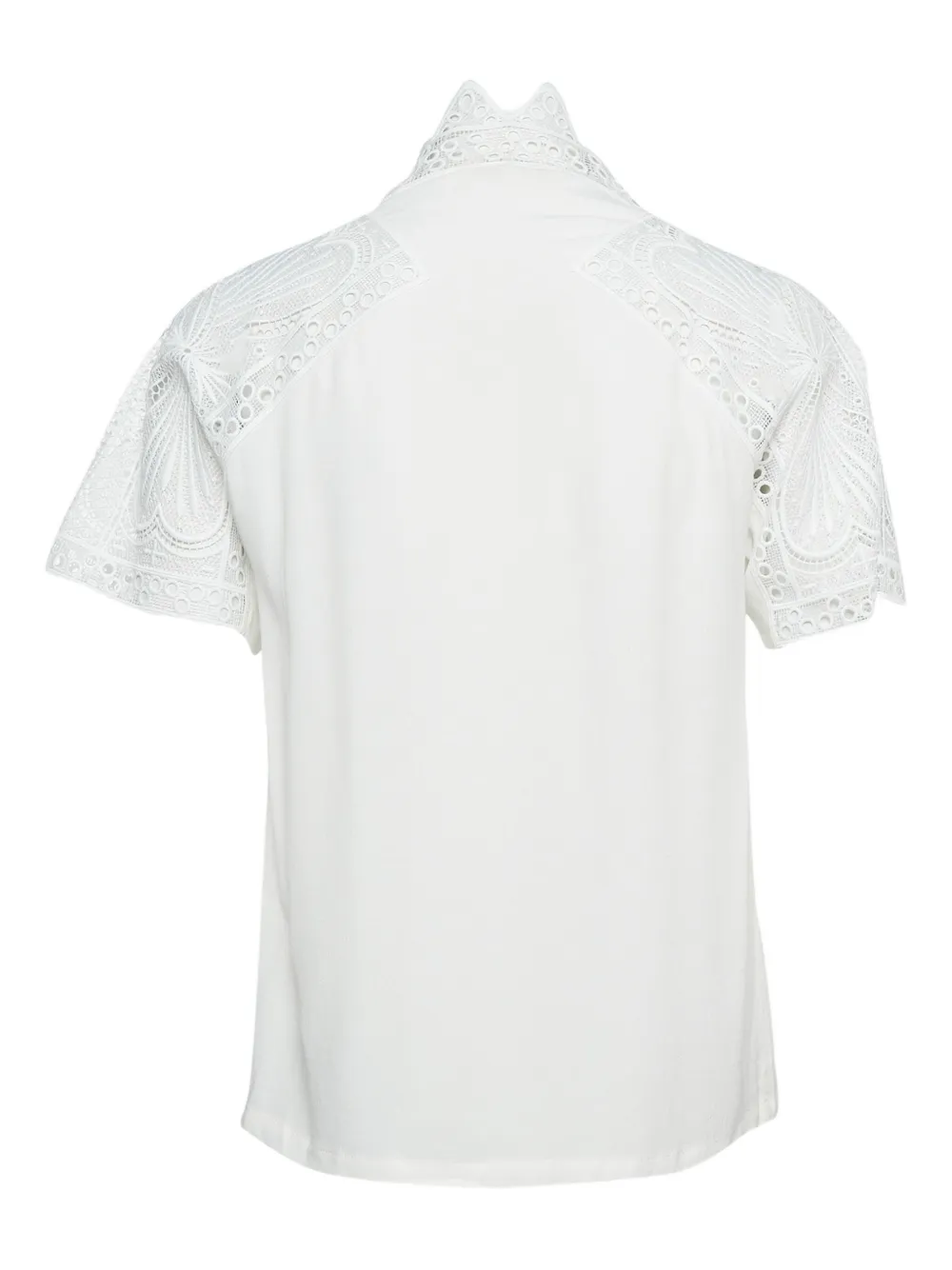Maje pre-owned lace ruffles blouse | Image 2