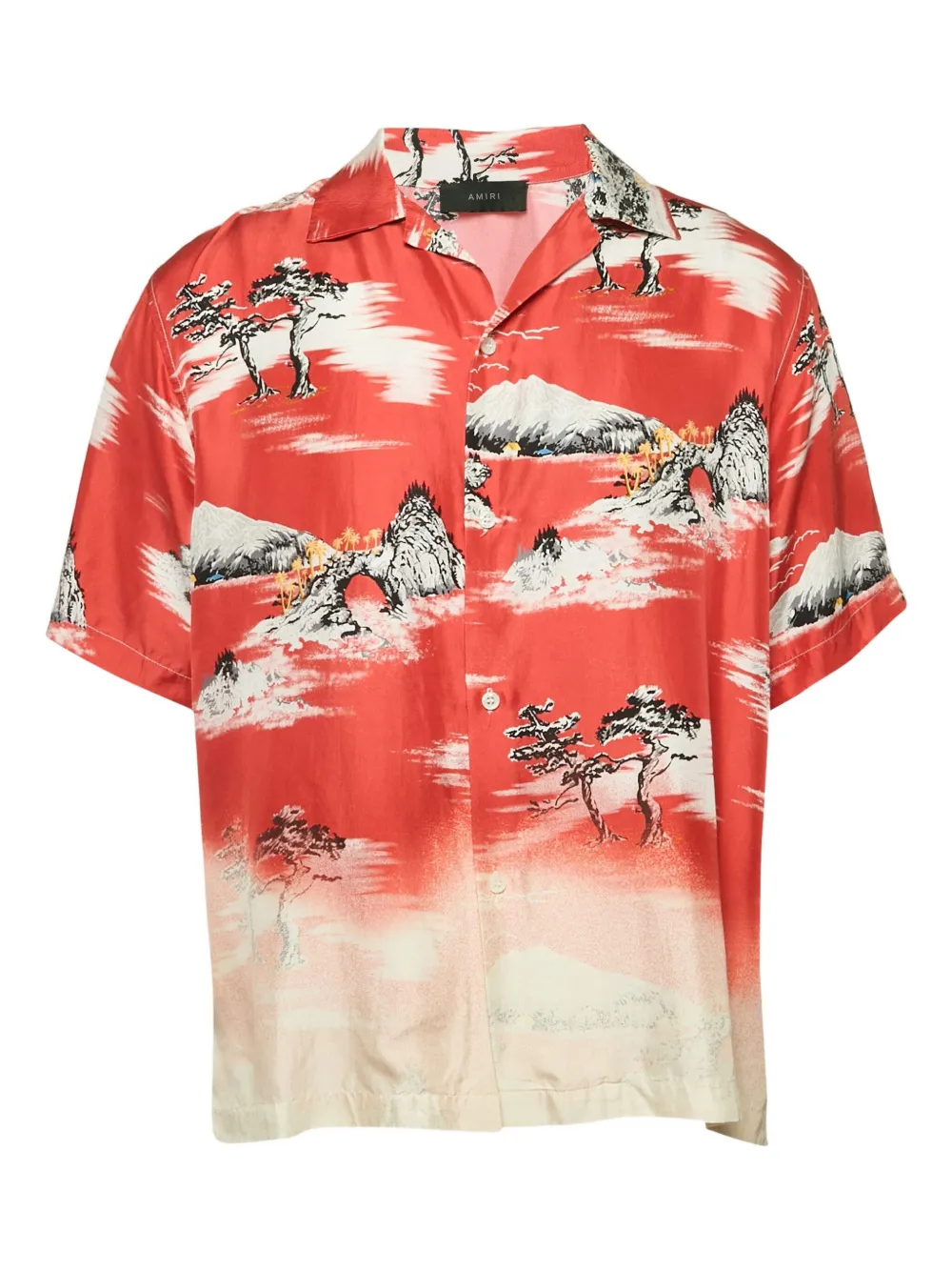 AMIRI silk landscape print shirt | Pink | Image 1