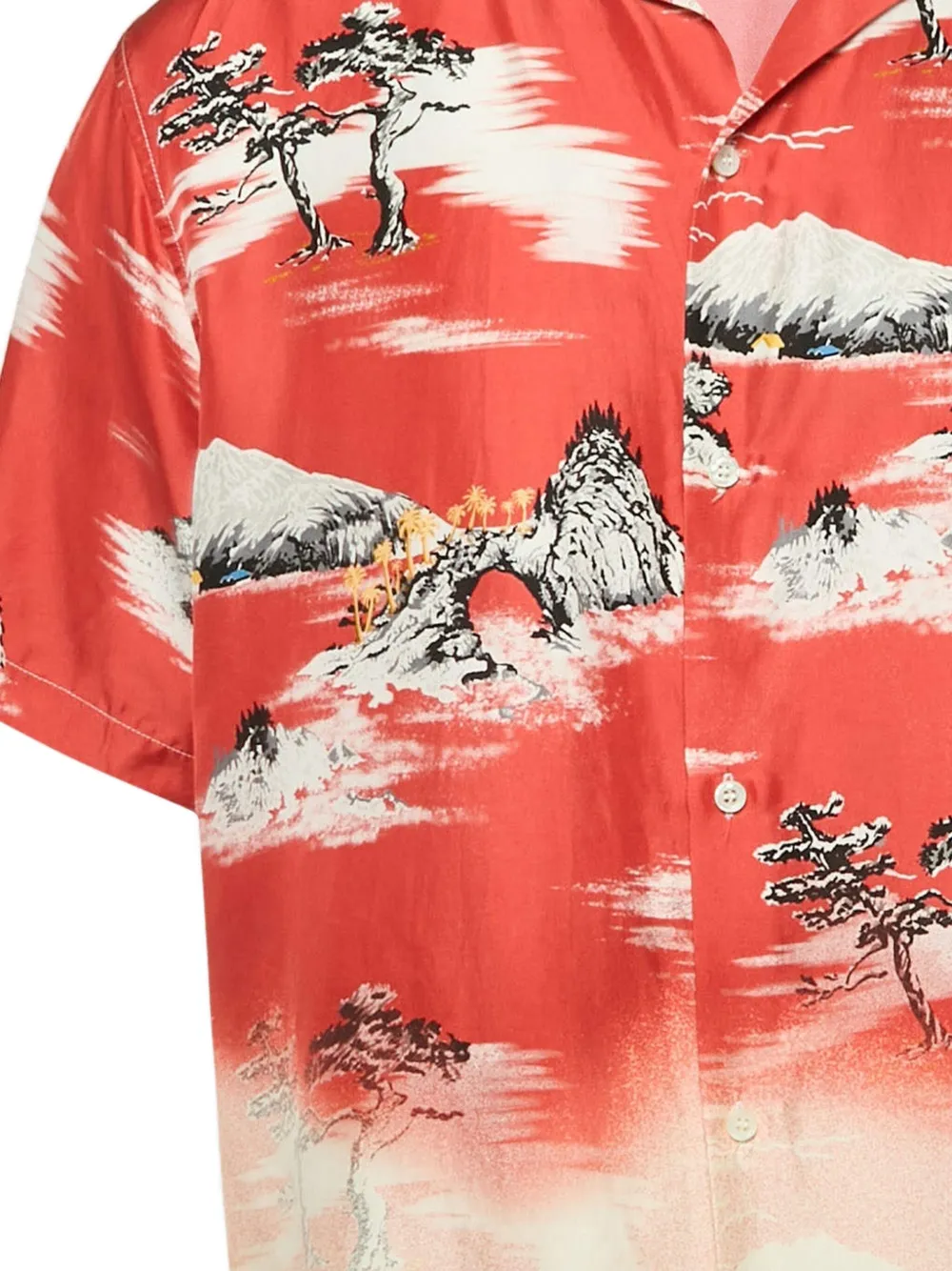 AMIRI silk landscape print shirt | Image 2