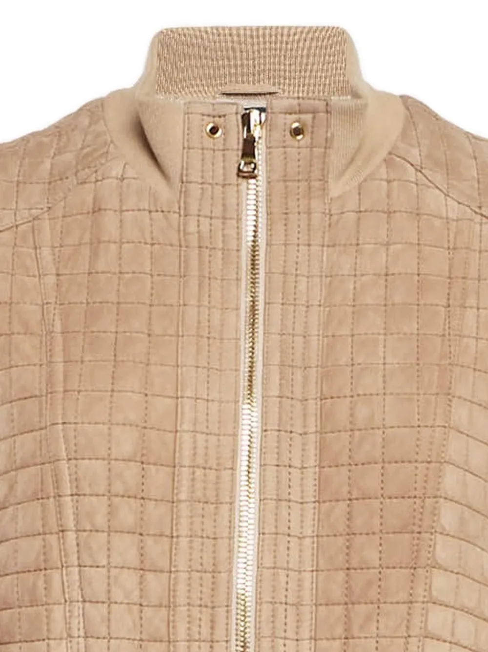 Balmain Pre-Owned Gewatteerde jas met trekkoordtaille - Beige