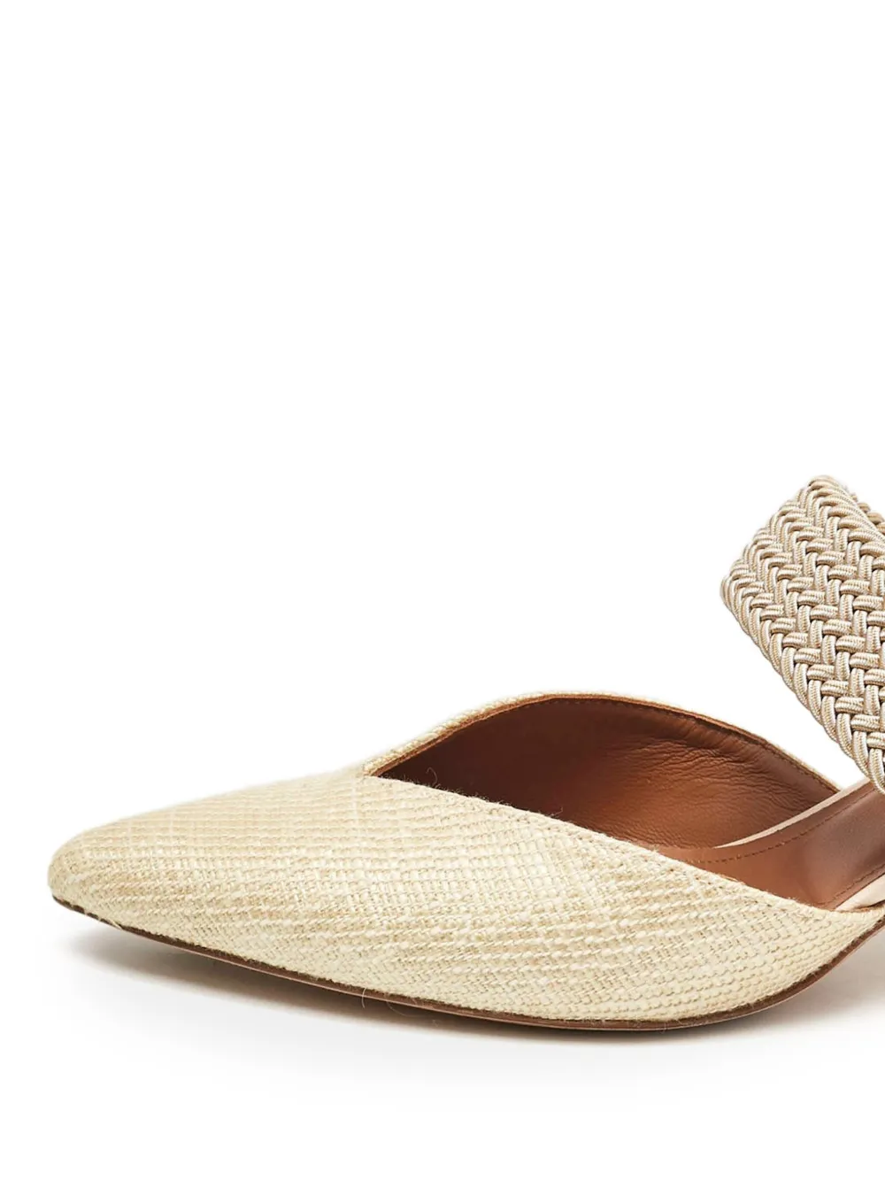 Malone Souliers 60 mm Maisie muiltjes met hak - Beige