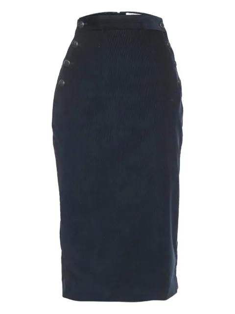 Max Mara falda midi de pana