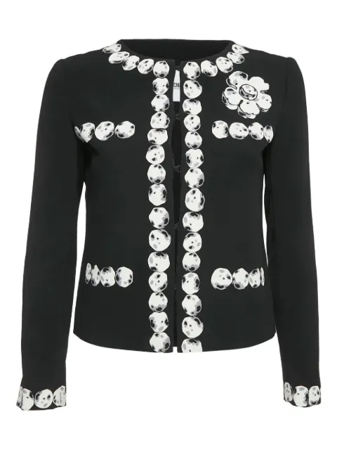 Moschino Pre-Owned chamarra de crepé 2024