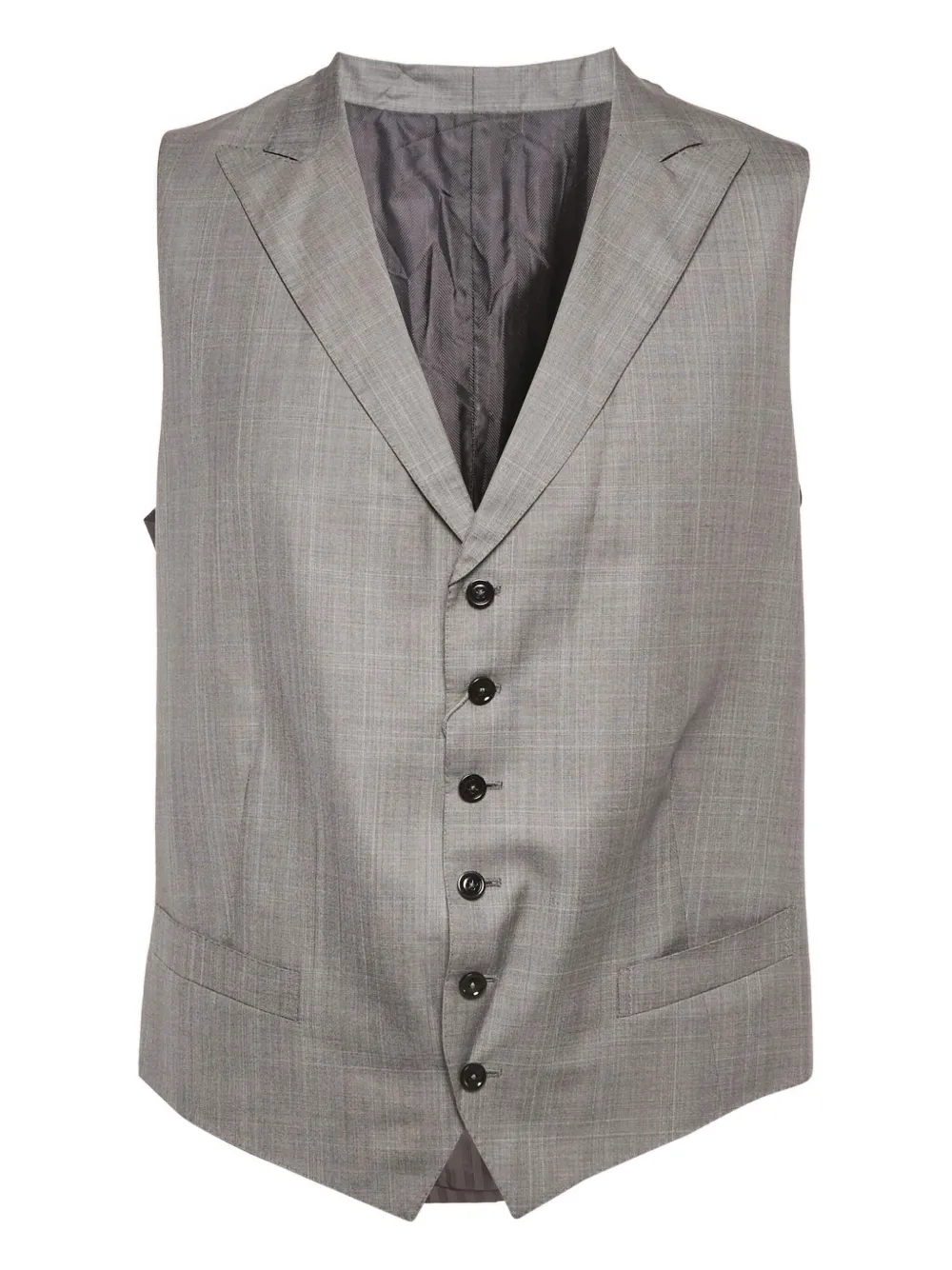 Ermenegildo Zegna Vintage structured wool vest | Grey | Image 1