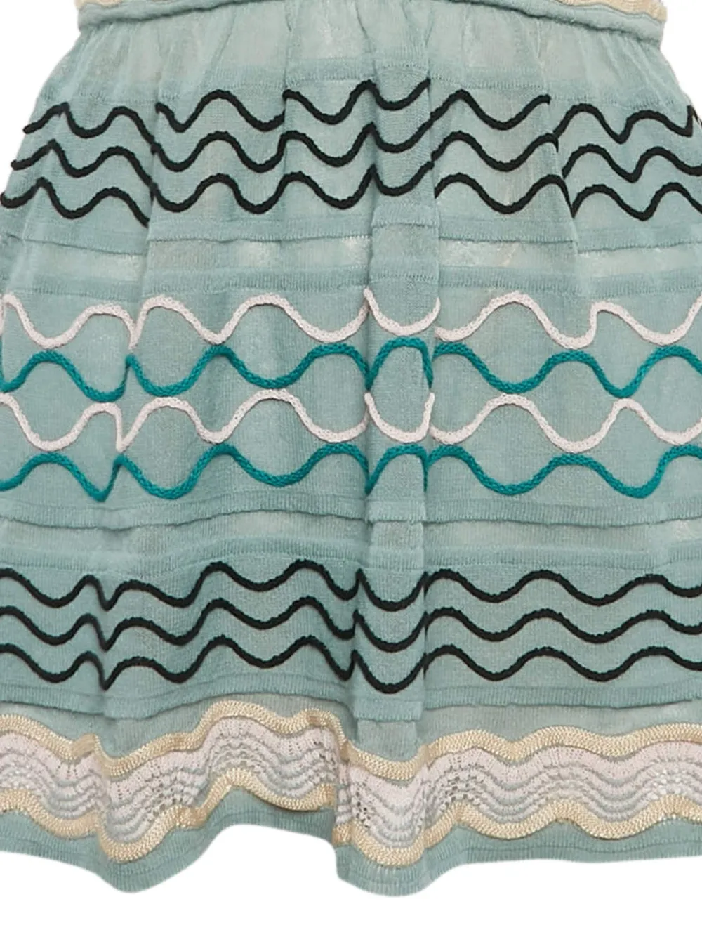 Missoni Pre-Owned smocked wave knit top | Image 2