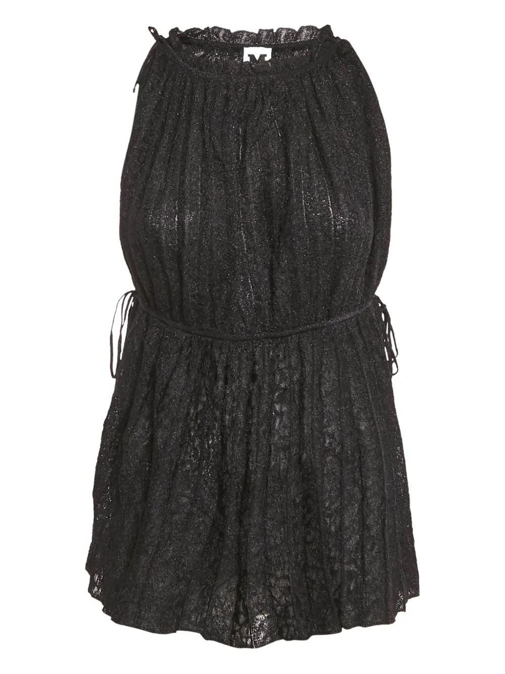 Missoni Pre-Owned knitted gathered top | Black | Image 1