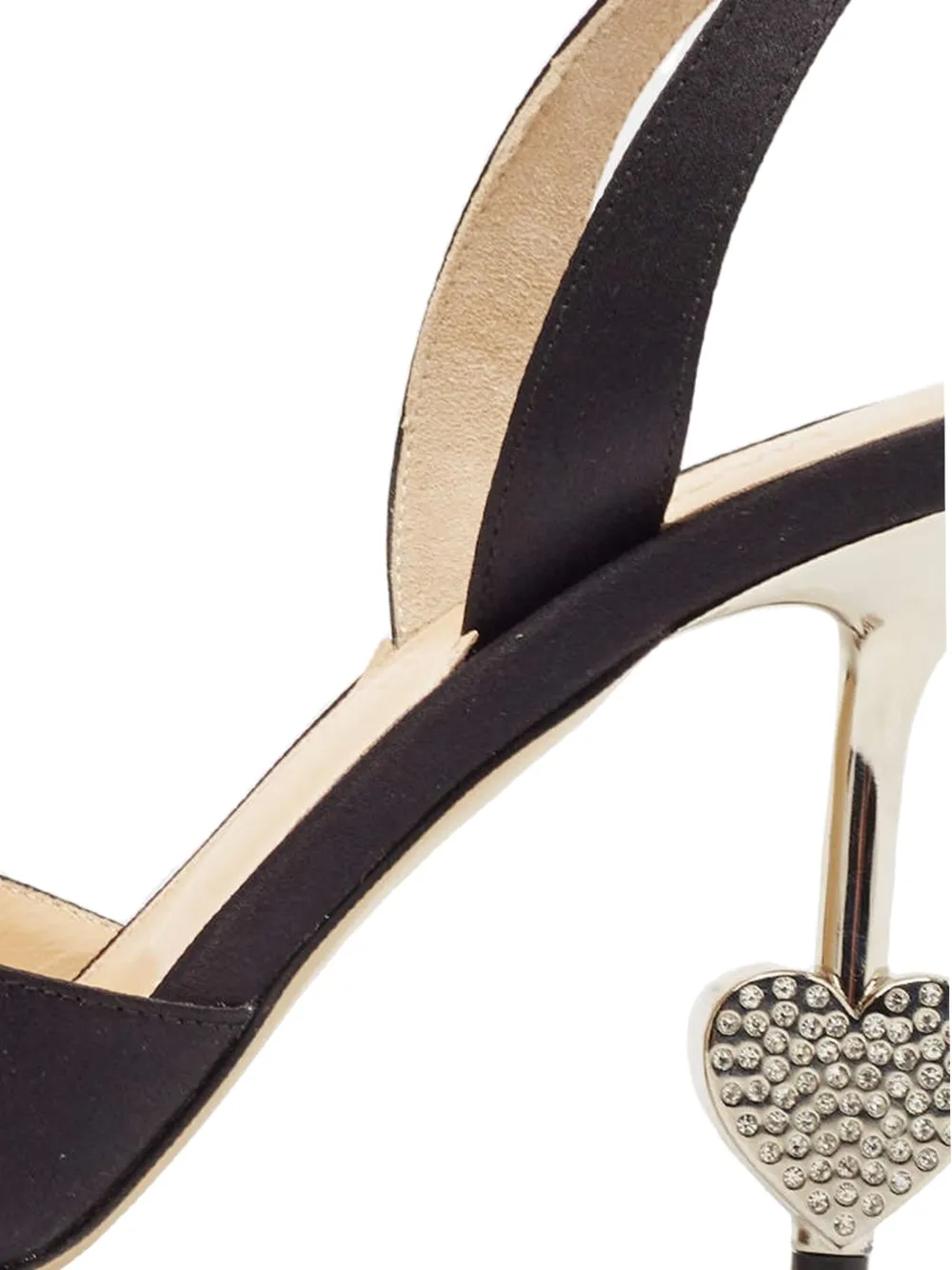 MACH & MACH Satin-Schuhe mit Herzabsatz | Image 2