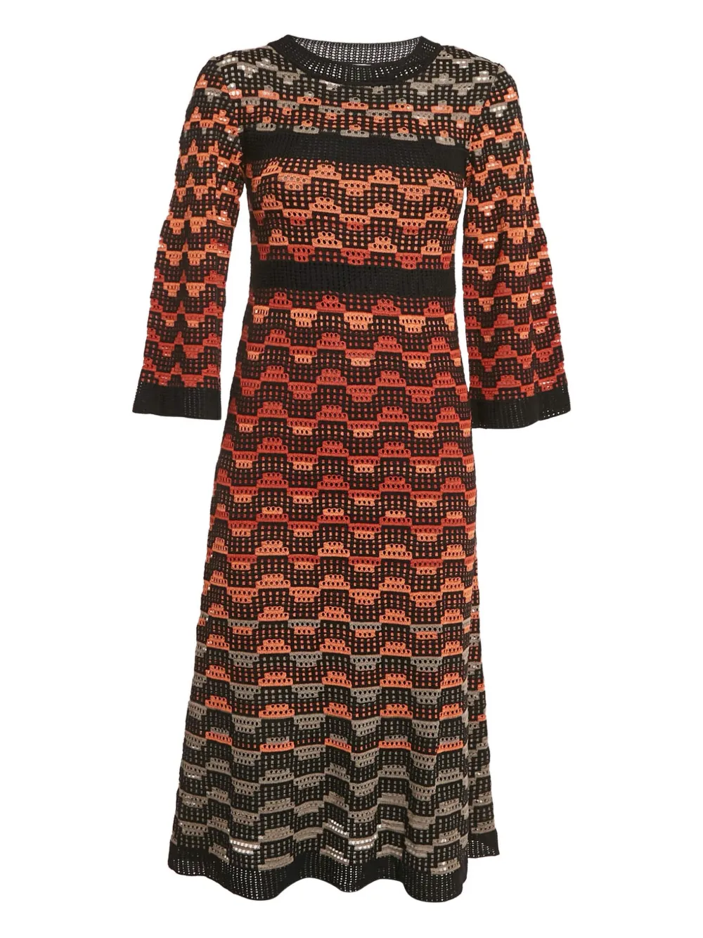 Missoni Pre-Owned knitted midi dress | Orange | Image 1