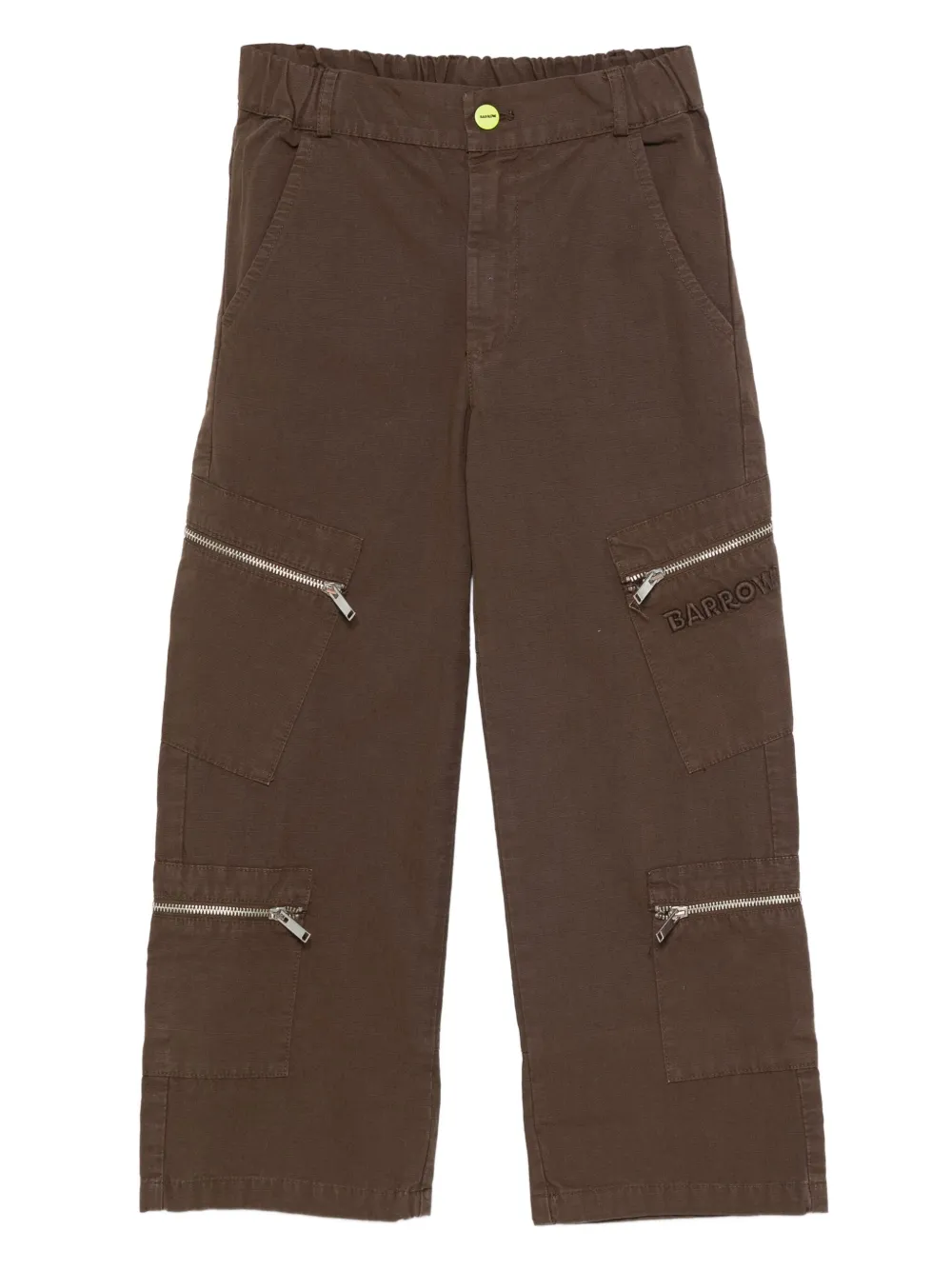 Barrow kids zip-pocket cargo trousers Bruin