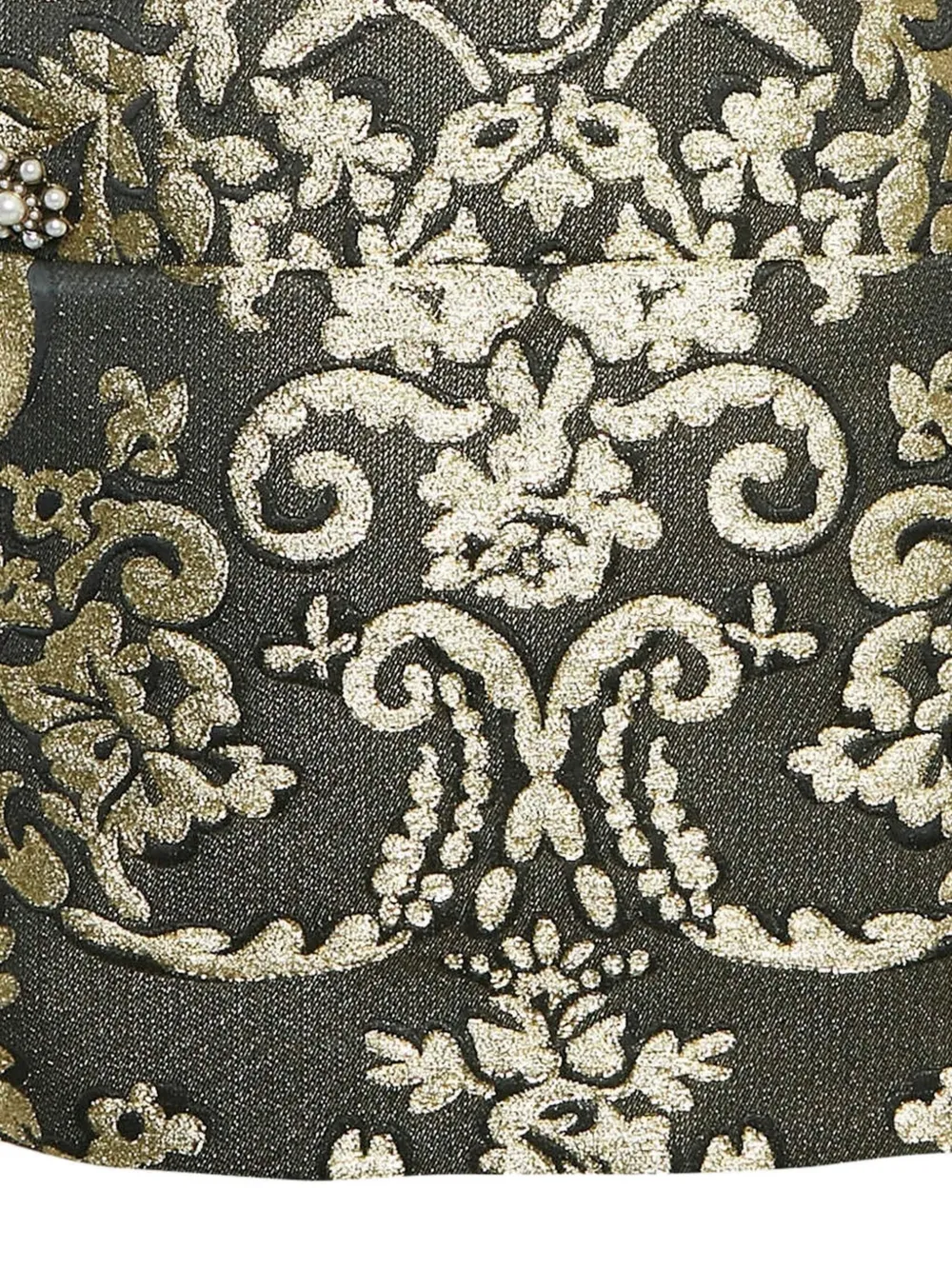 Dolce & Gabbana Pre-Owned Mini-rok verfraaid met bloemen - Zwart