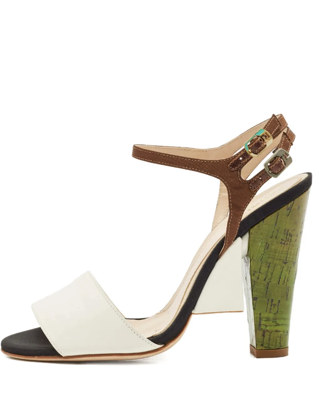 Fendi Pre-Owned Sandalen mit Schnallenverschluss 110mm - Mehrfarbig