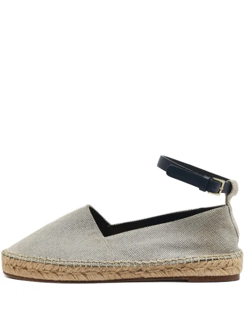 Celine Pre-Owned canvas ankle-strap espadrilles