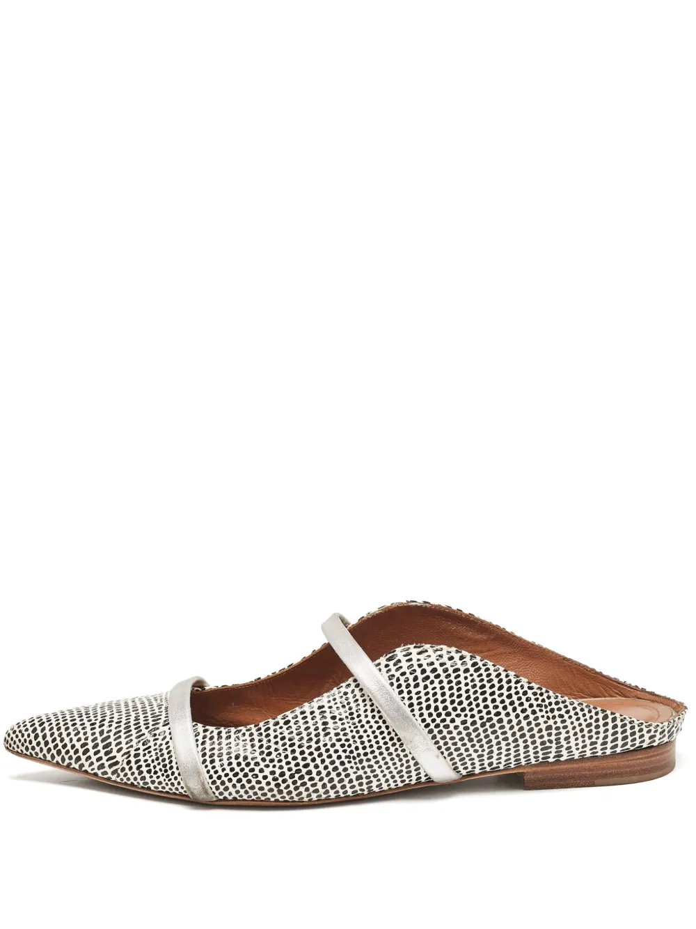 Malone Souliers Mules Maureen in pelle - Bianco