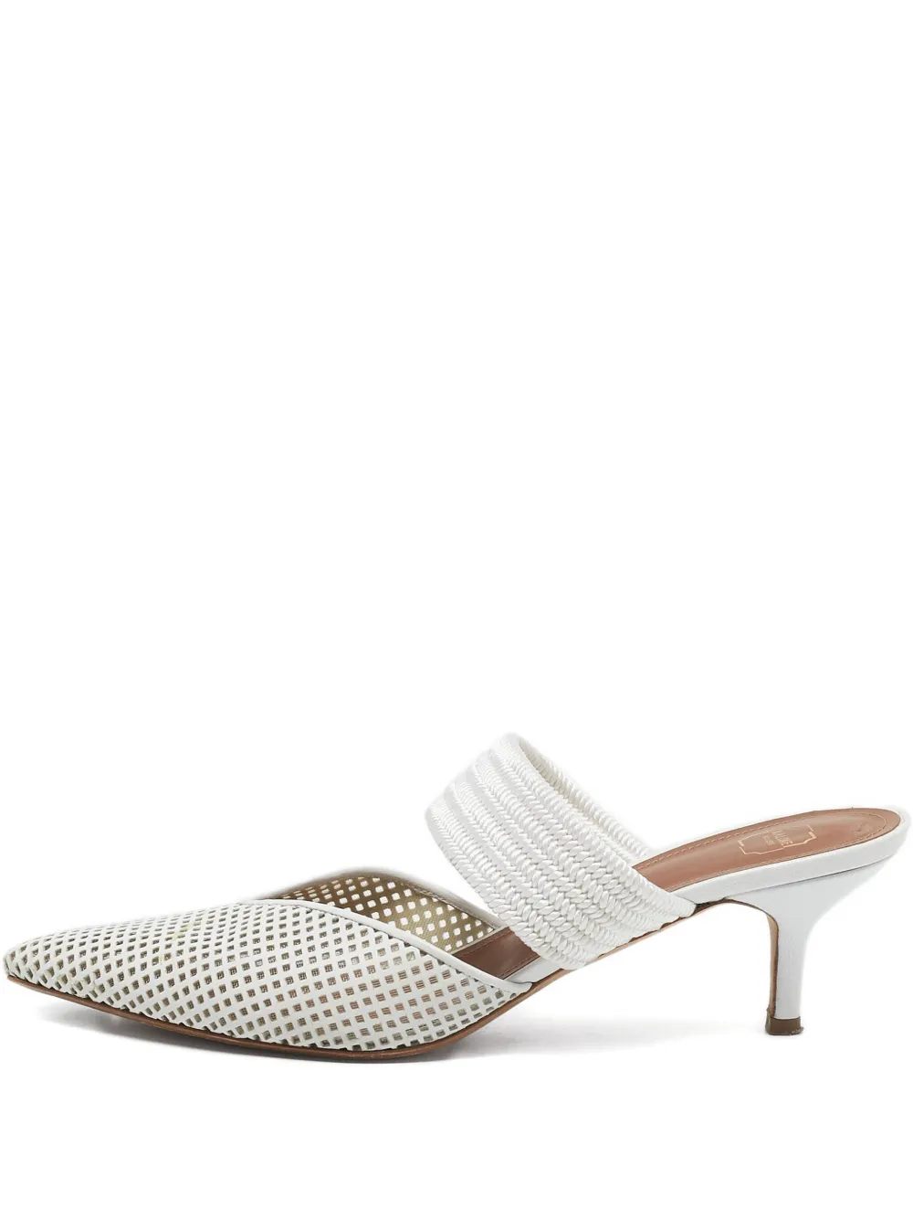 Malone Souliers Mules Maisie traforate - Bianco