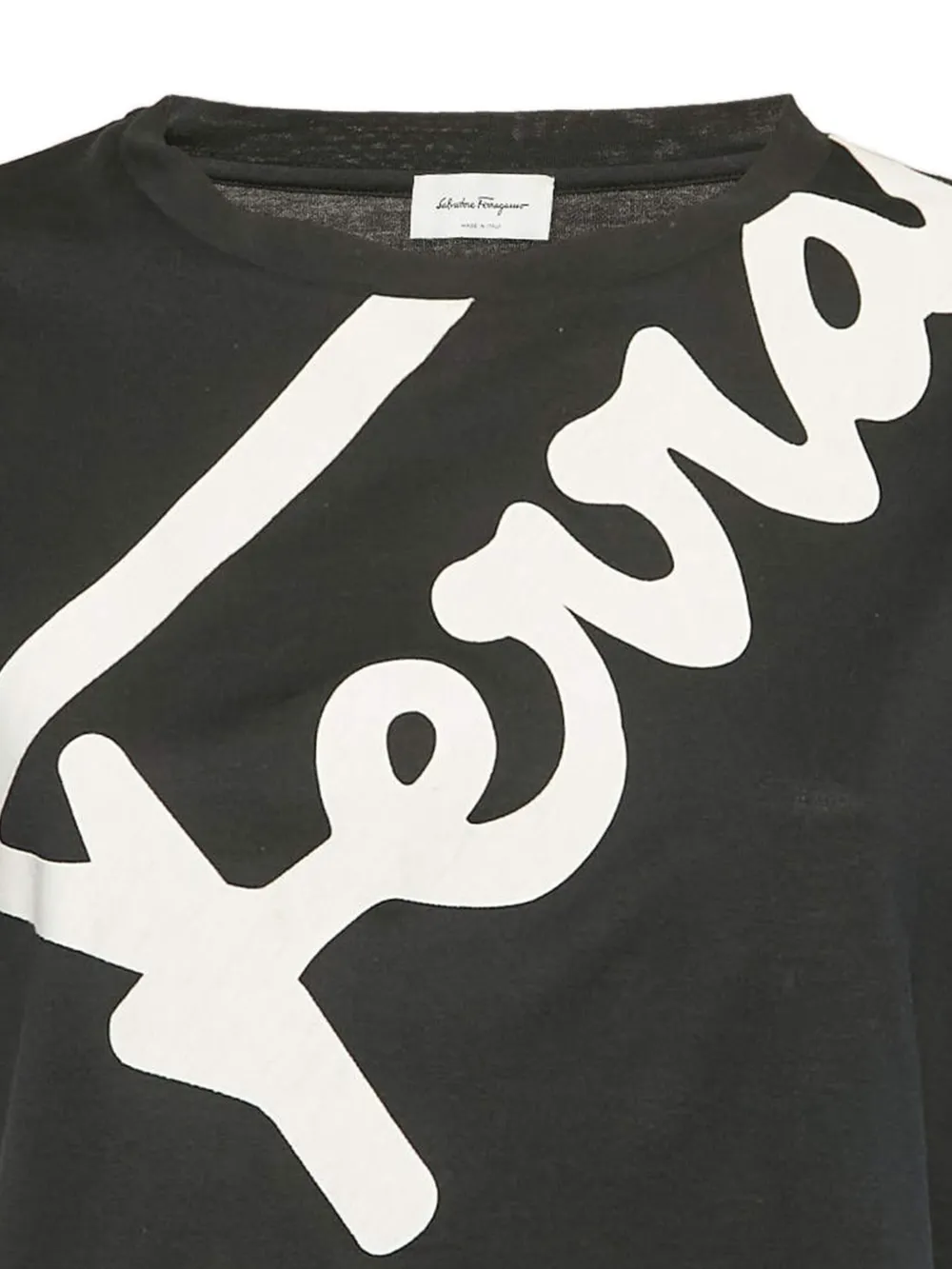 Ferragamo Pre-Owned logo-print cotton T-shirt | Image 2
