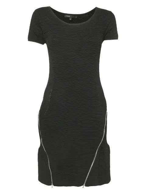Maje zip-detail mini dress