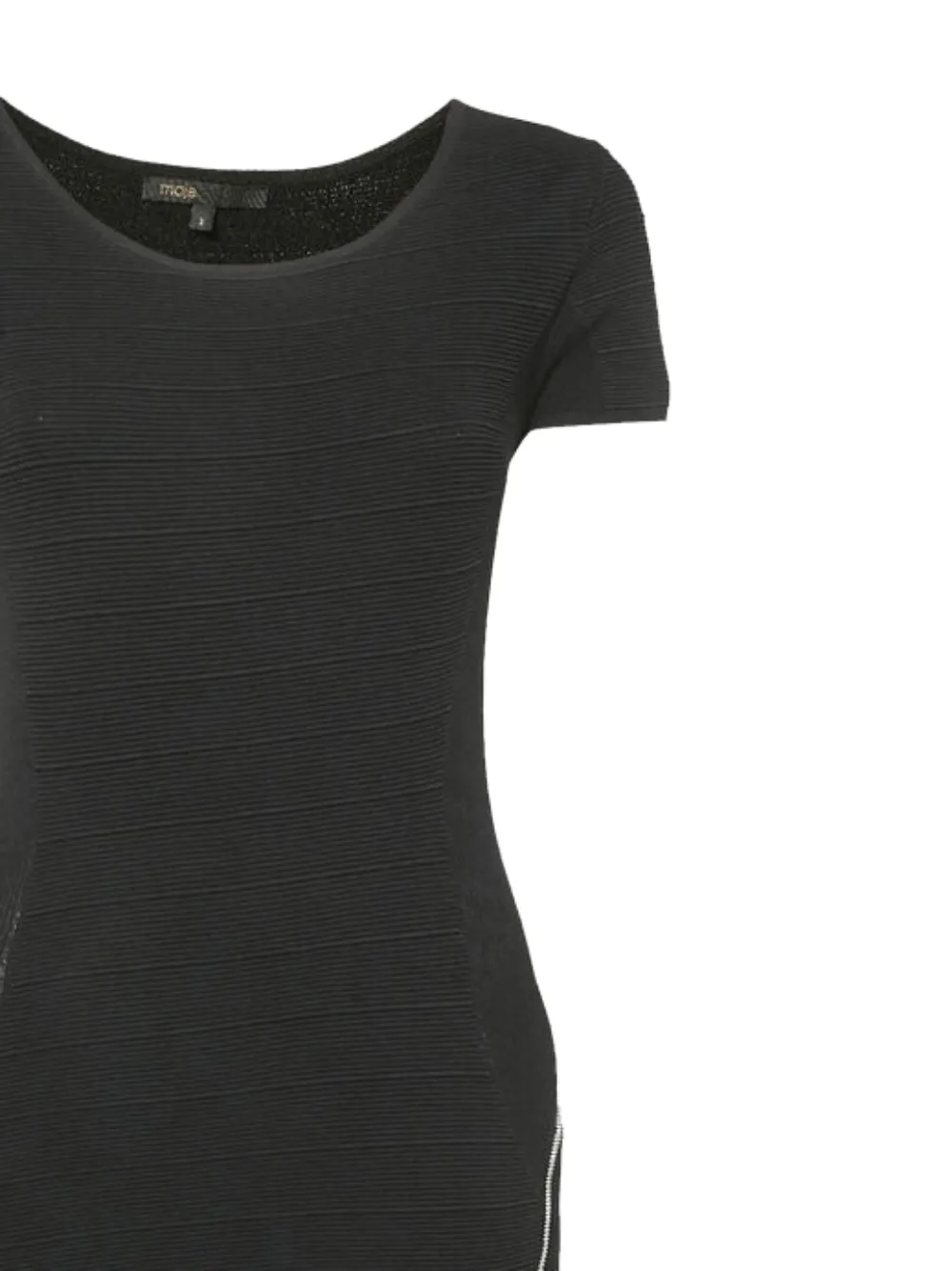 Maje Mini-jurk met rits - Zwart