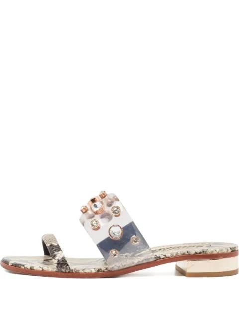 Sophia Webster Dina leather flat sandals