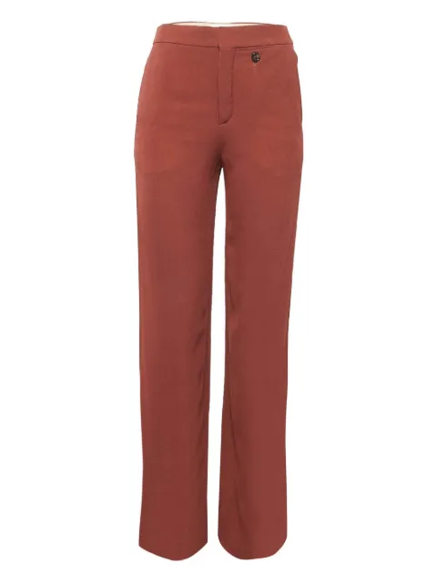 Chloé Pre-Owned 2024 front-pocket crepe trousers