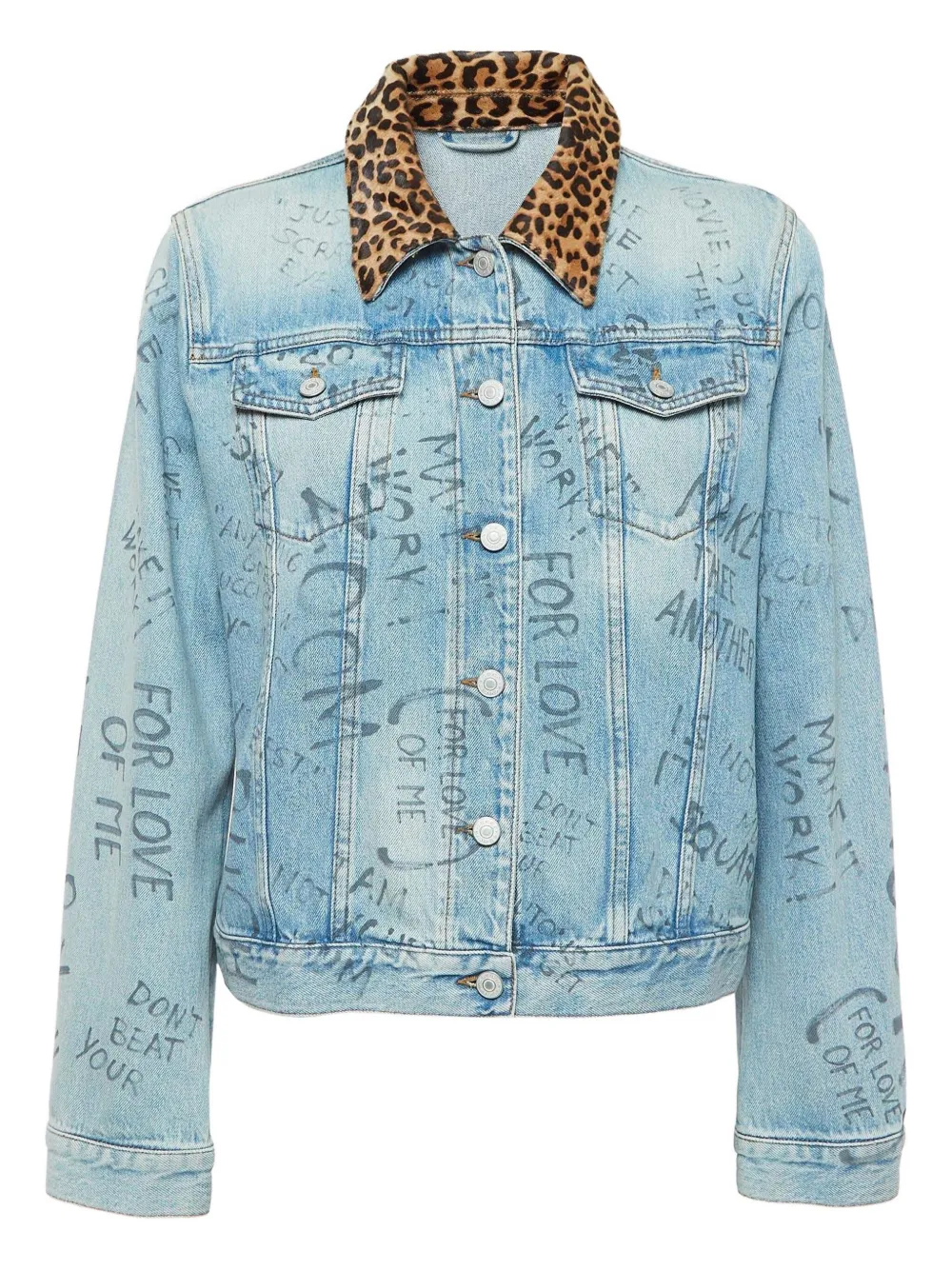 Gucci Pre-Owned プリント デニムジャケット - ブルー Gucci Pre-Owned プリント デニムジャケット - ブルー