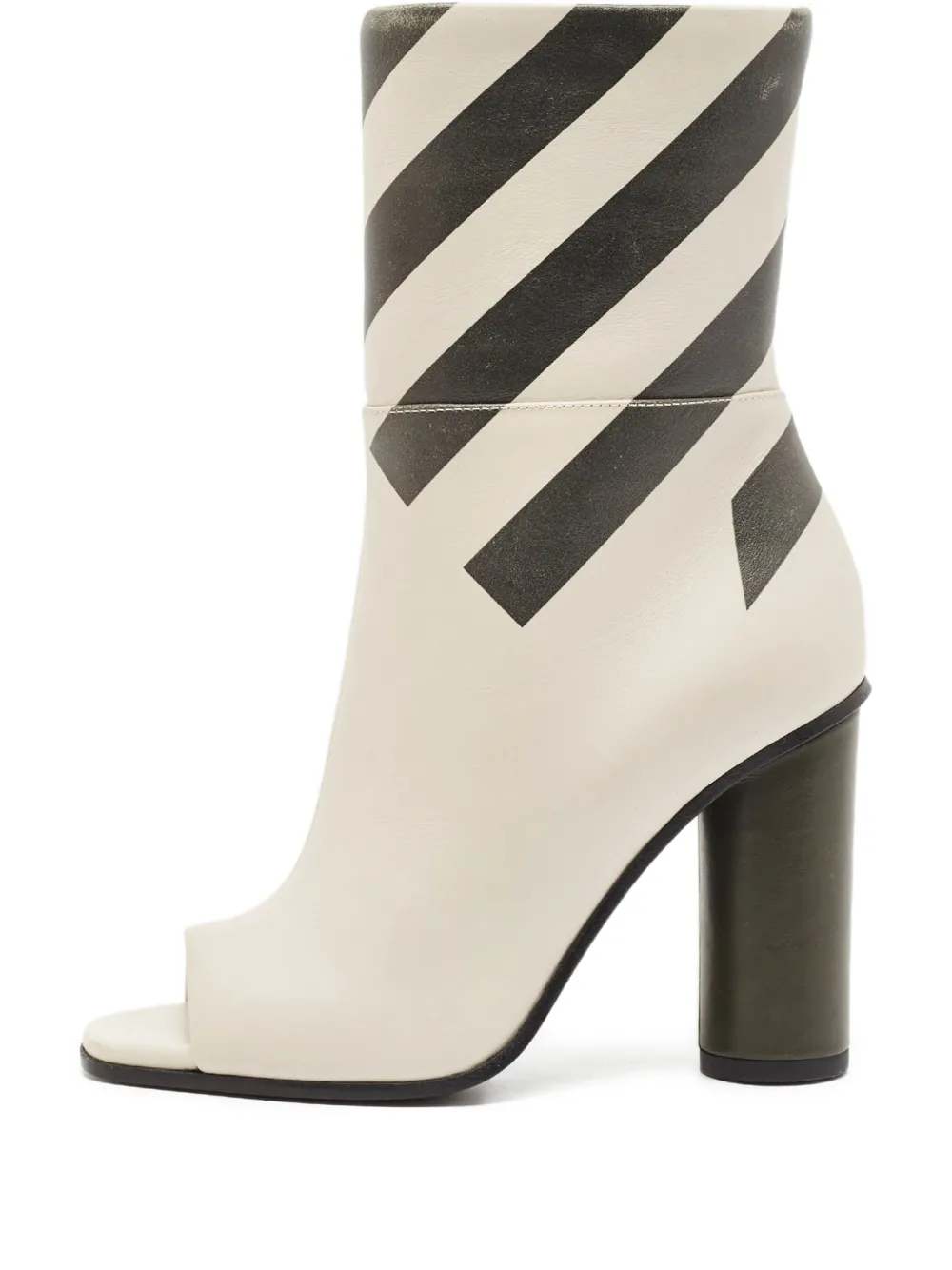 Anya Hindmarch Stivali a righe - Toni neutri