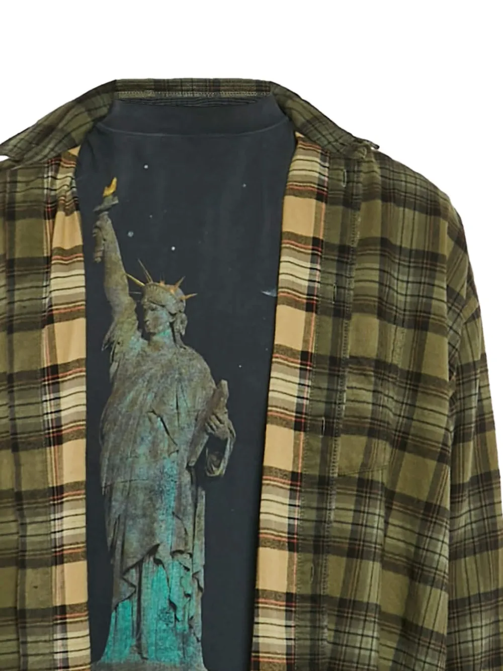 Balenciaga Pre-Owned checkered cotton shirt | Image 2