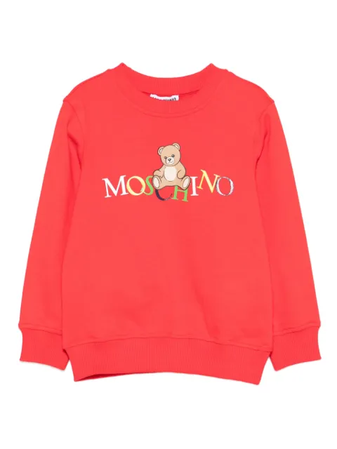 Moschino Kids teddy-logo sweatshirt