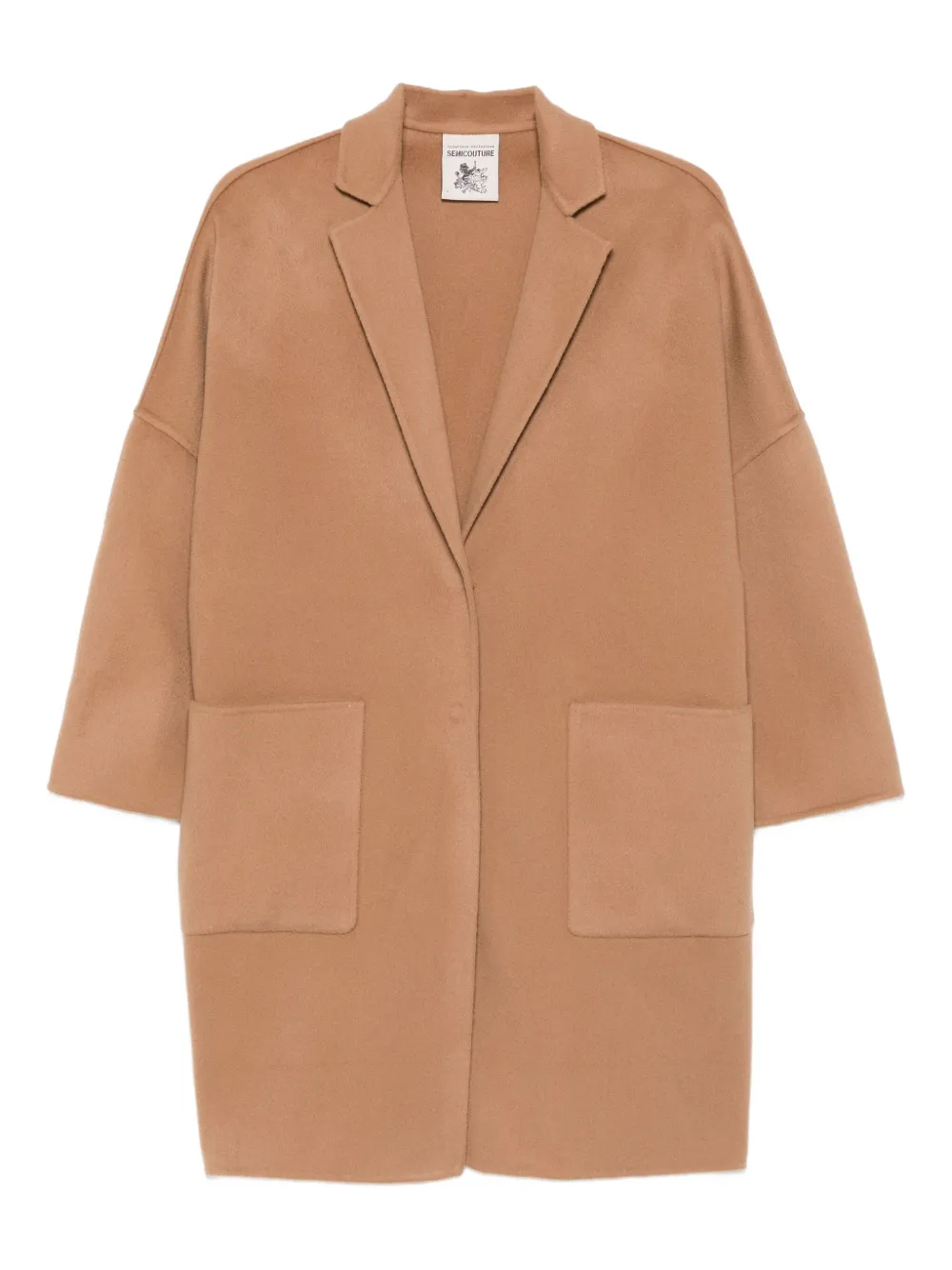 patch-pockets coat
